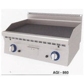 Stainless Steel Gas Grill with Flat Plate and 2 different Gas Cocks , without Accessories (No Hose , No Regulator etc).